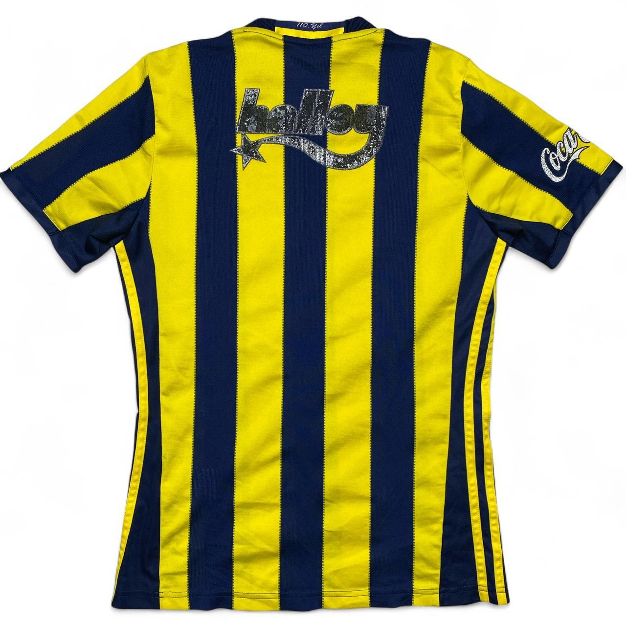 Adidas Fenerbache 2012 Yellow and Navy Football Jersey (XS)