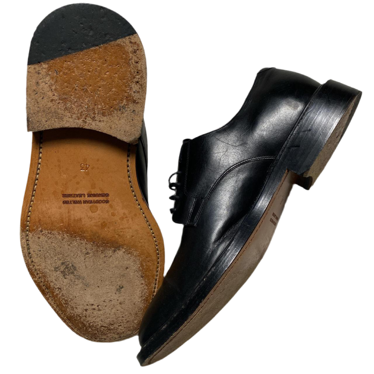 Agnes B Black Brogues Smart Shoes (UK 9)