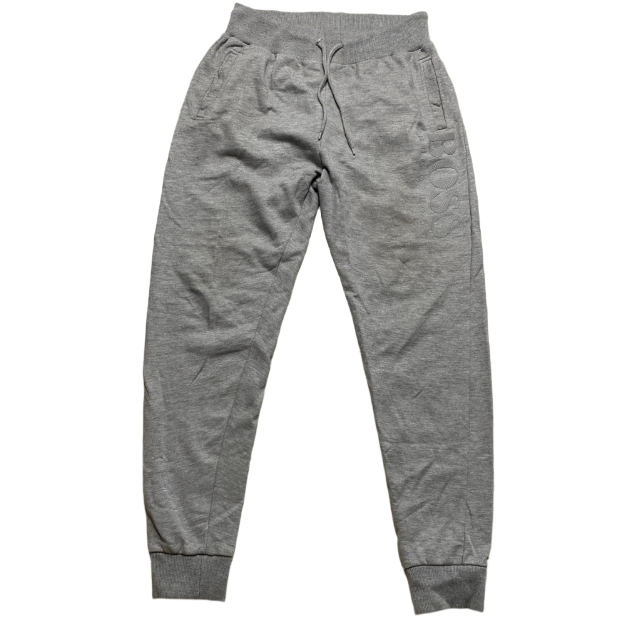 Hugo Boss Grey Big Spellout Joggers (L)