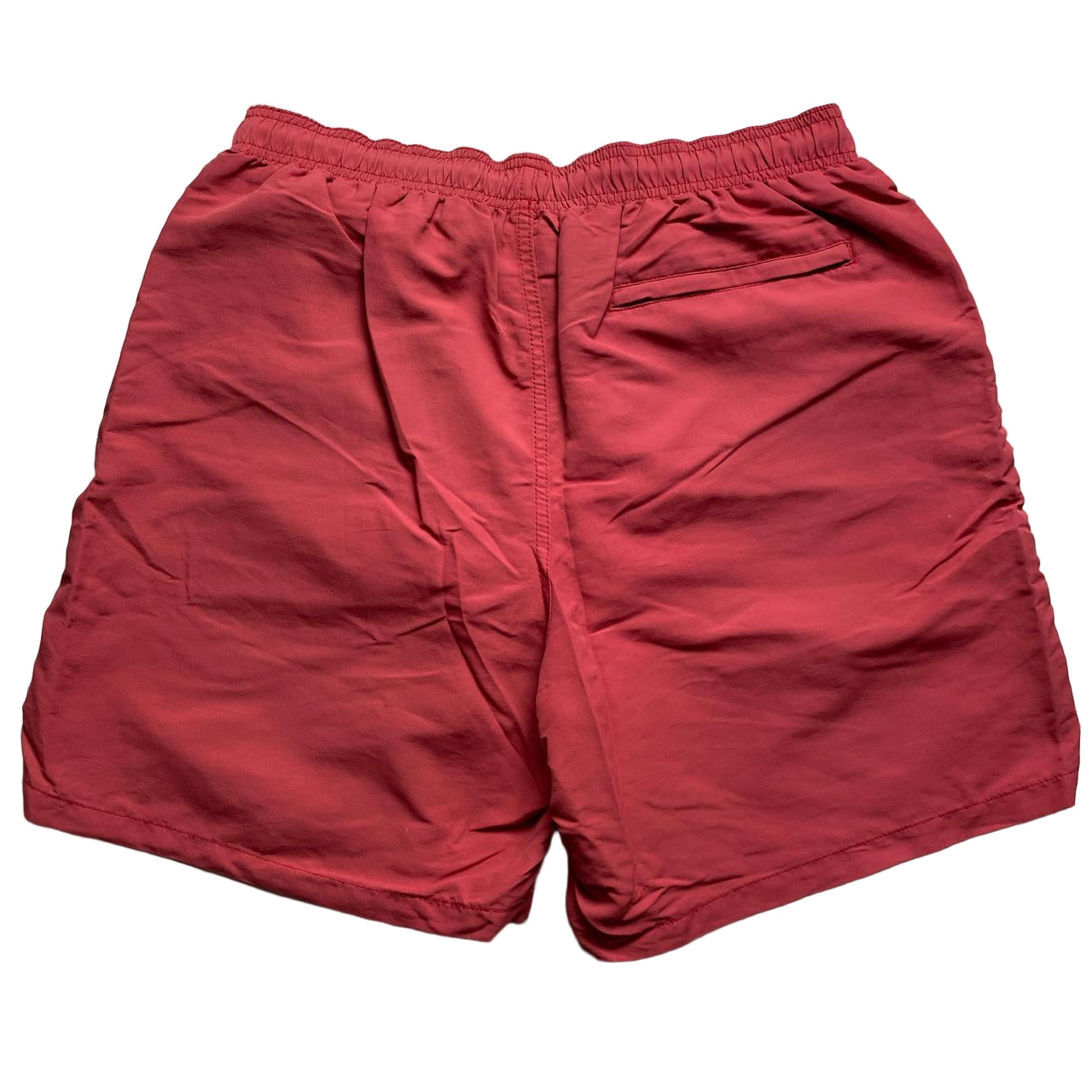 Stussy Pinky Red and White Shell Shorts (M)