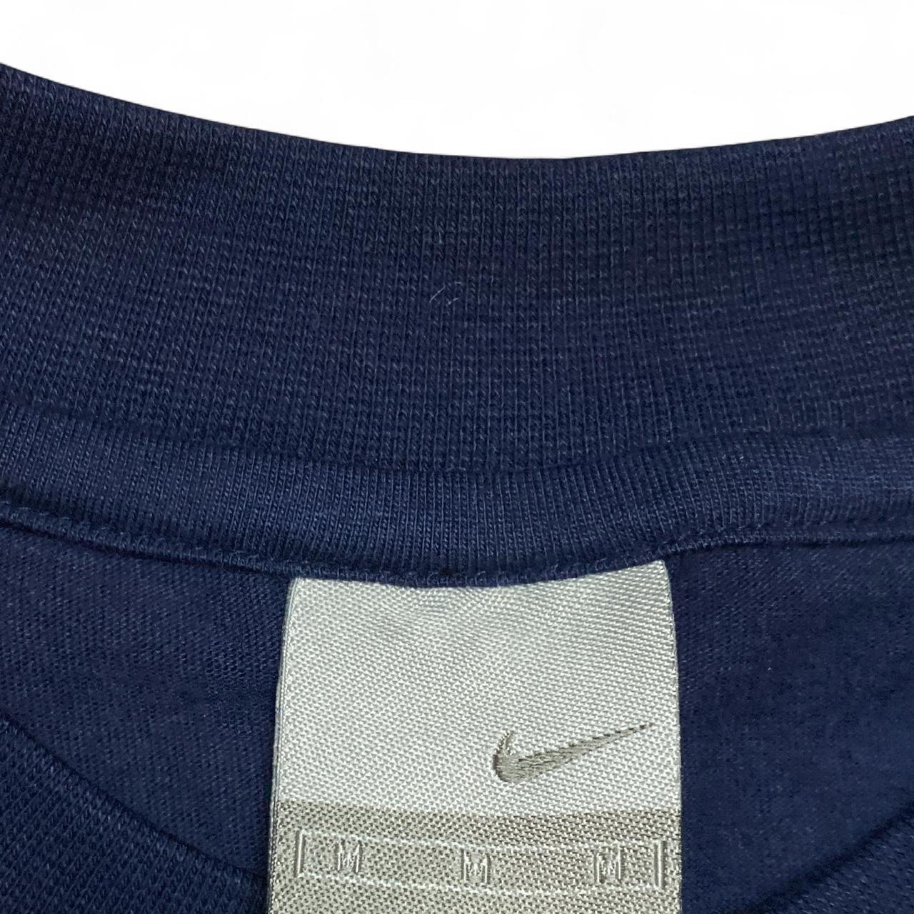 Nike Vintage y2k Navy and Grey T Shirt (S)