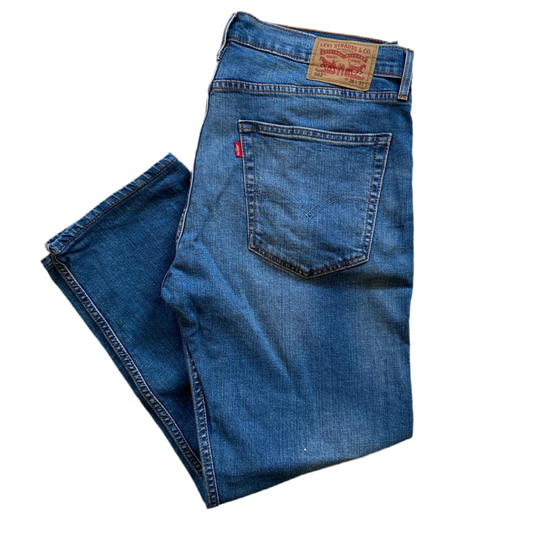 Levis 502 Blue Baggy Jeans (36W)
