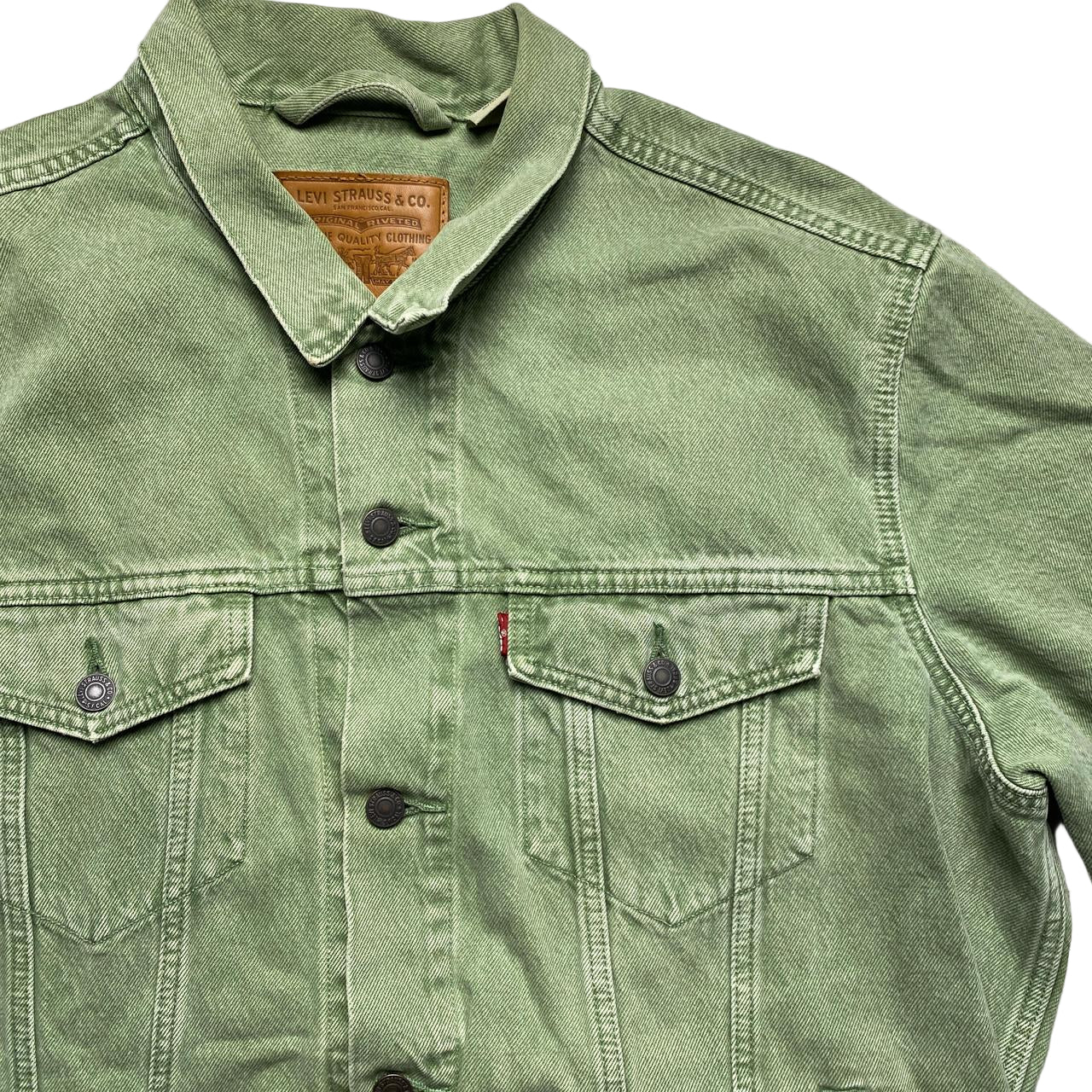 Levis Green Denim Jacket (XL)