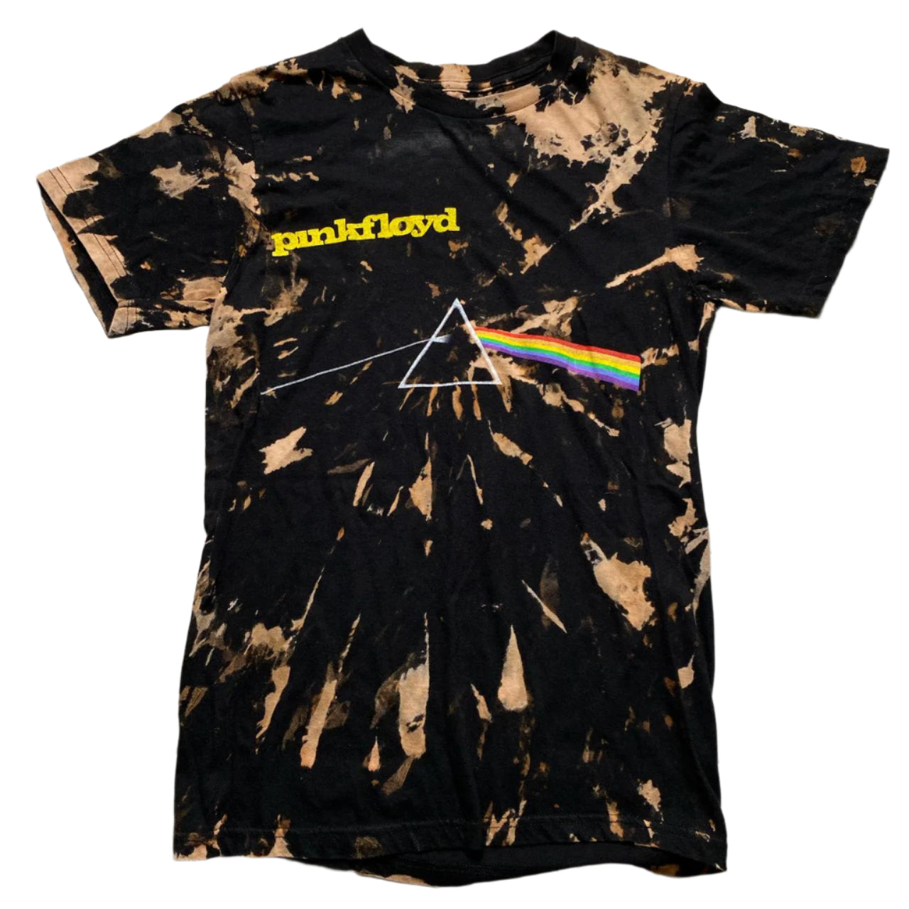 Pink Floyd Dark Side of the Moon Tie Dye T Shirt (S)