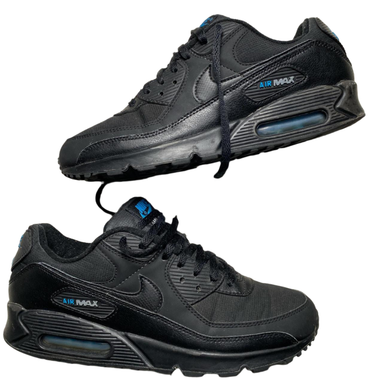 Nike Air Max 90 Black and Blue (UK 10)
