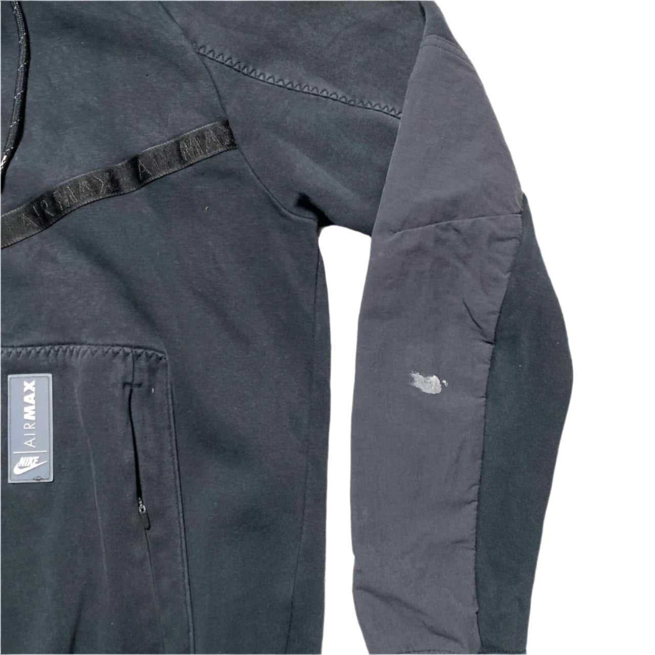 Nike Air Max Black and White Hoodie (S)
