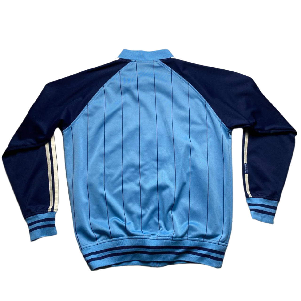 Lotto Blue and Navy Vintage Tracksuit Jacket (M)