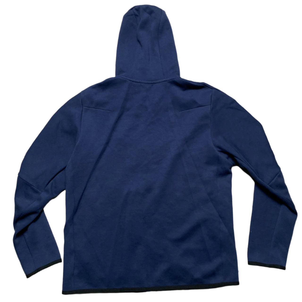 Nike Tech Fleece Navy and Black Hoodie (L)
