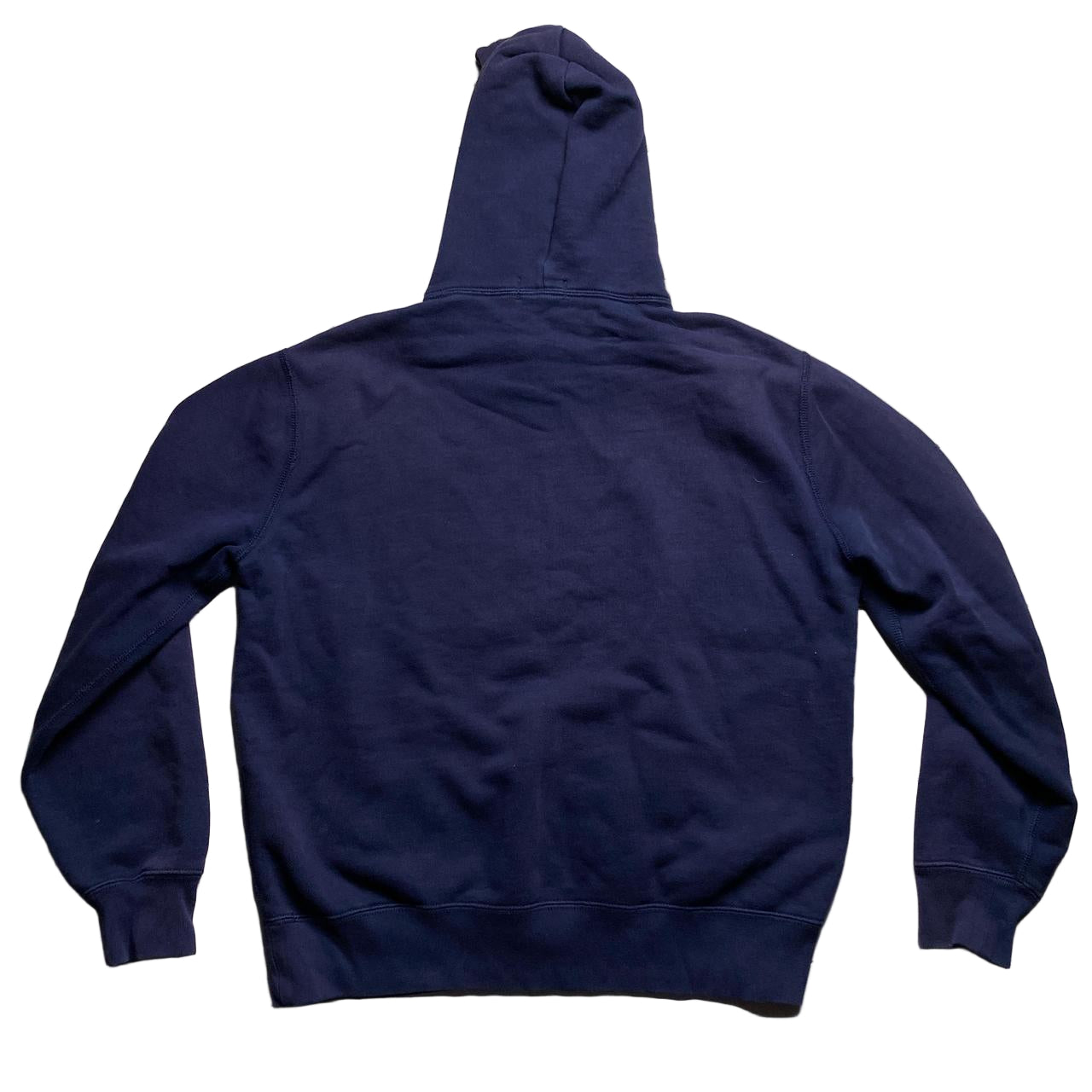 Polo Ralph Lauren Navy and Yellow Pony Pullover Hoodie (L)