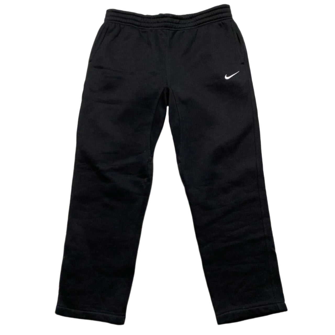 Nike Black and White Swoosh Baggy Bottoms (2XL)