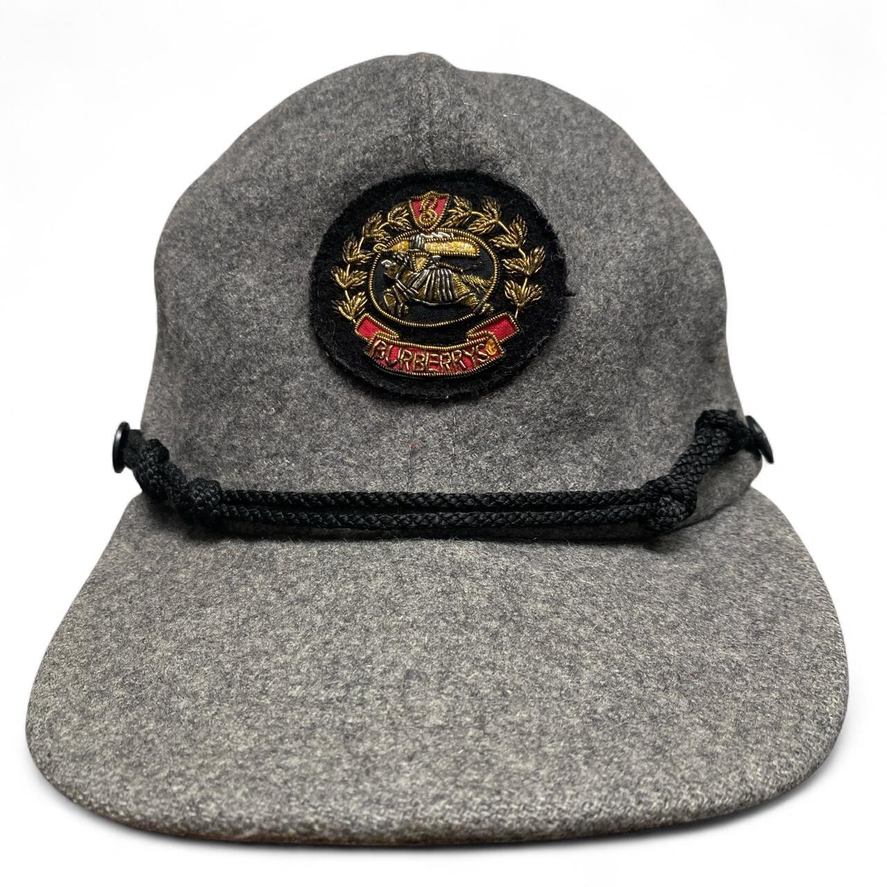 Burberry Wool Vintage 90’s Grey Cap