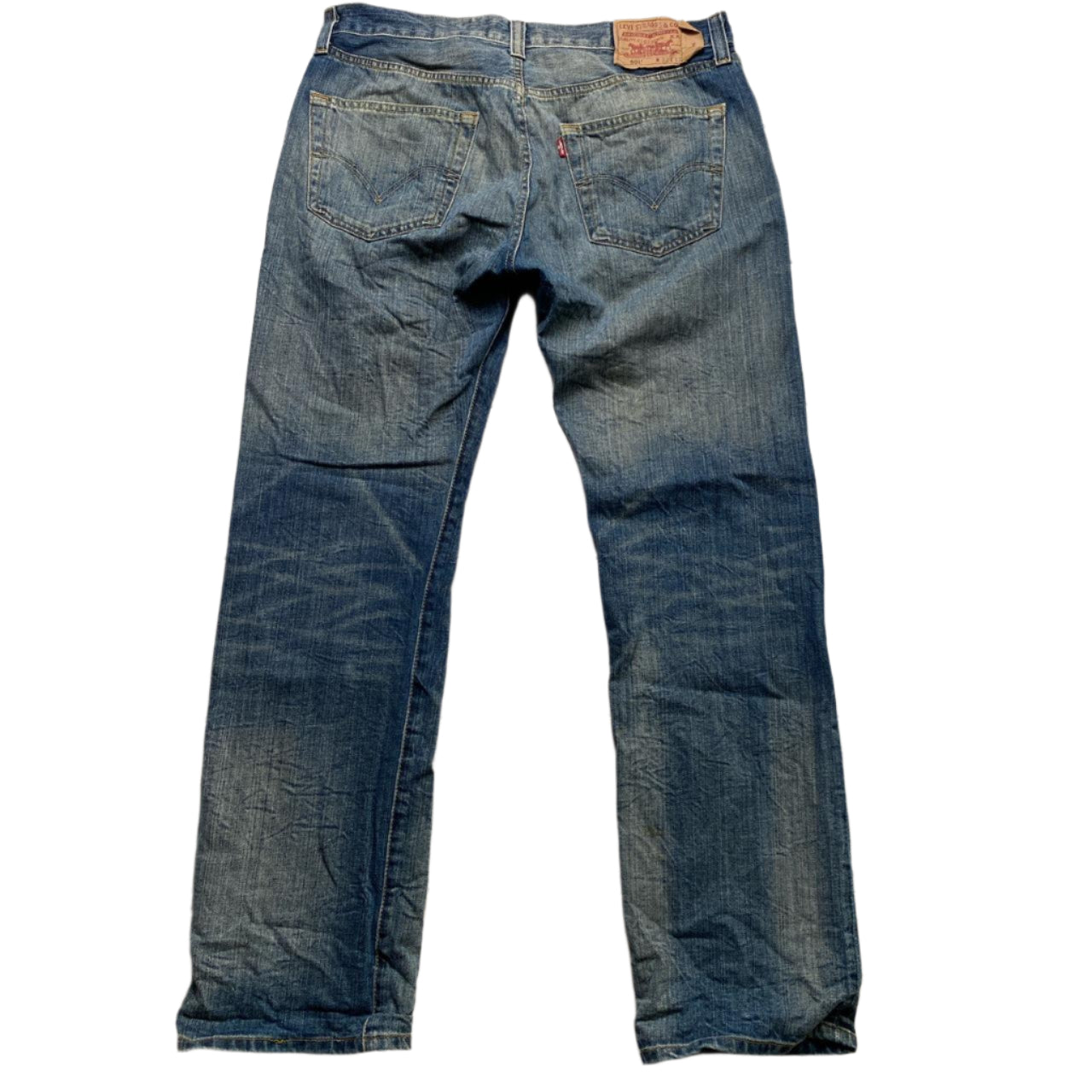 Levis 501 Vintage Blue Stonewash Jeans (31W)