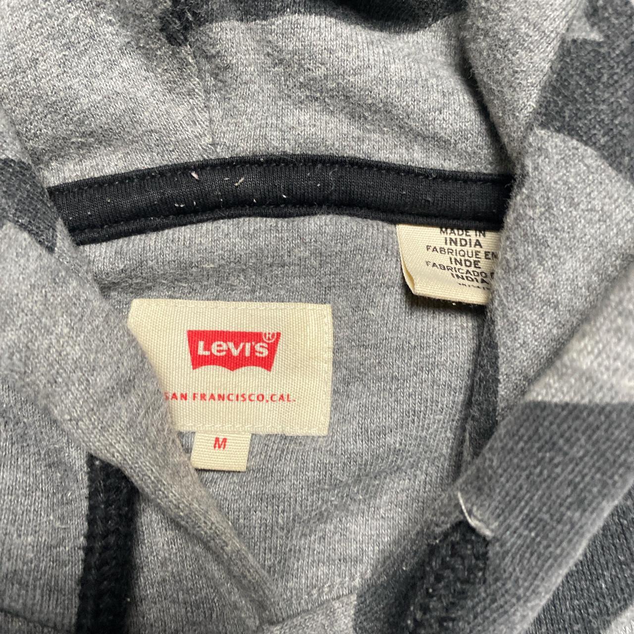 Levis Camouflage Grey and White Hoodie