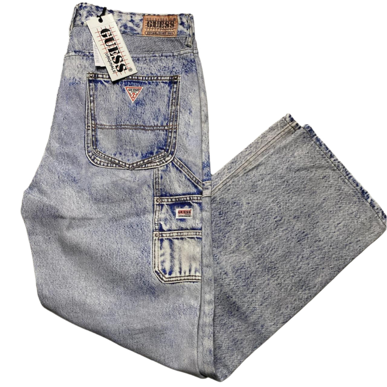 Guess Baggy Originals Carpenter Jeans Light Blue (W 34)