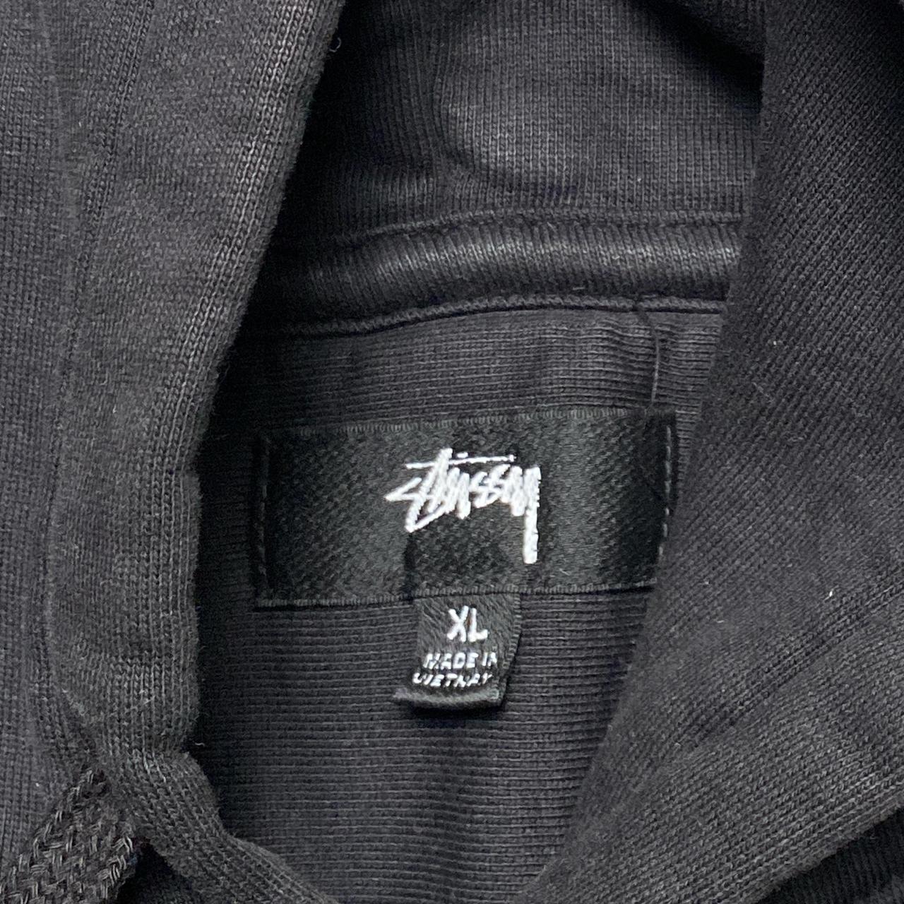Stussy Black and White Basics Hoodie (XL)