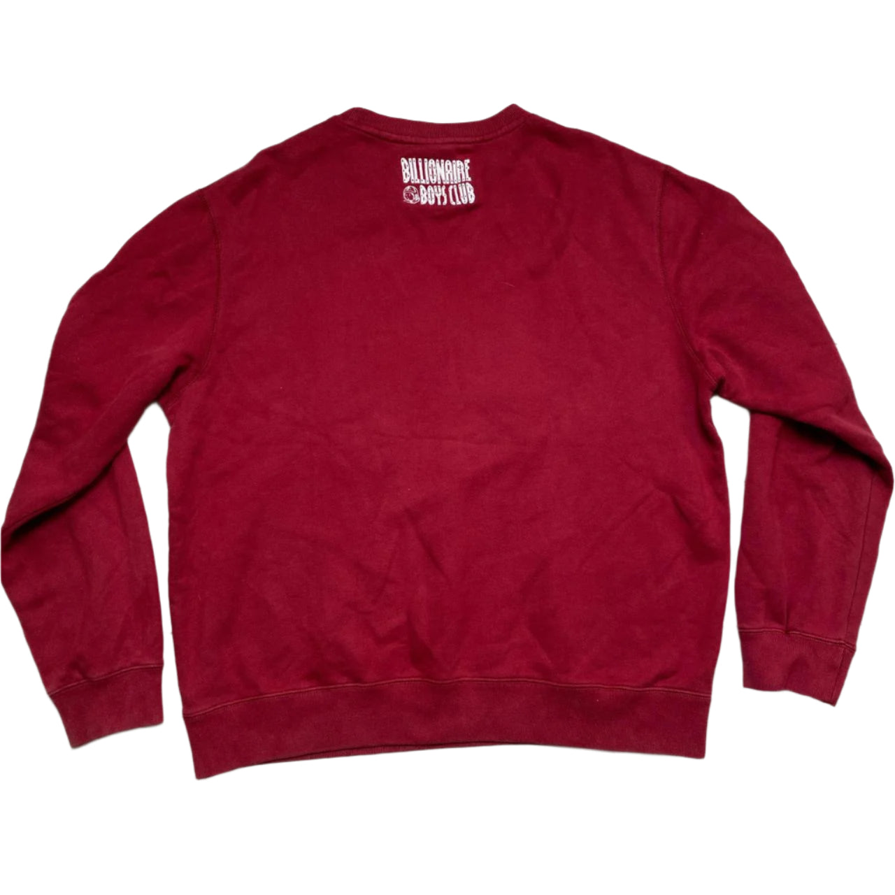 Billionaire Boys Club Burgundy and White Fish Towelling Jumper (XL)