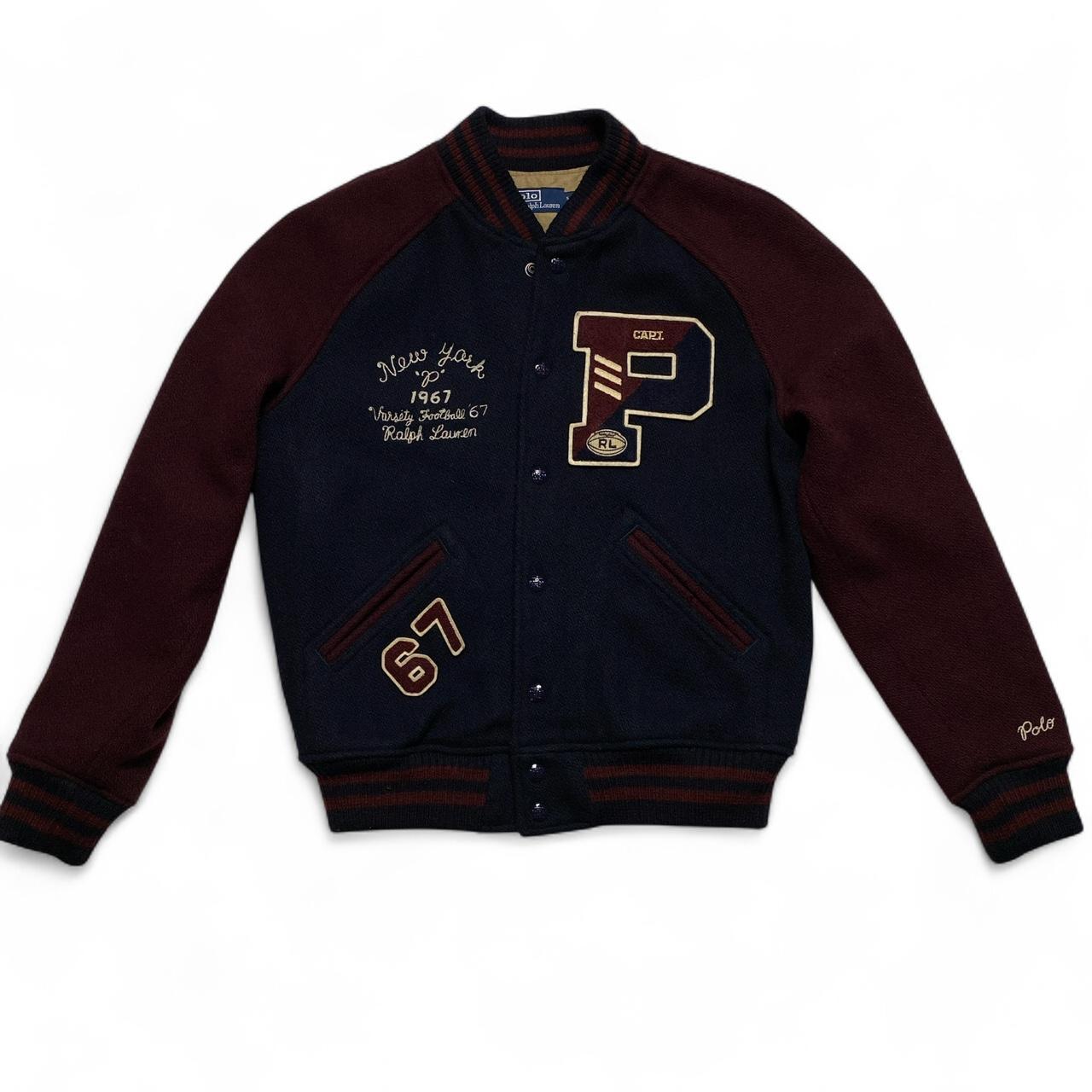 Polo Ralph Lauren Varsity Wool Bomber Jacket (S)