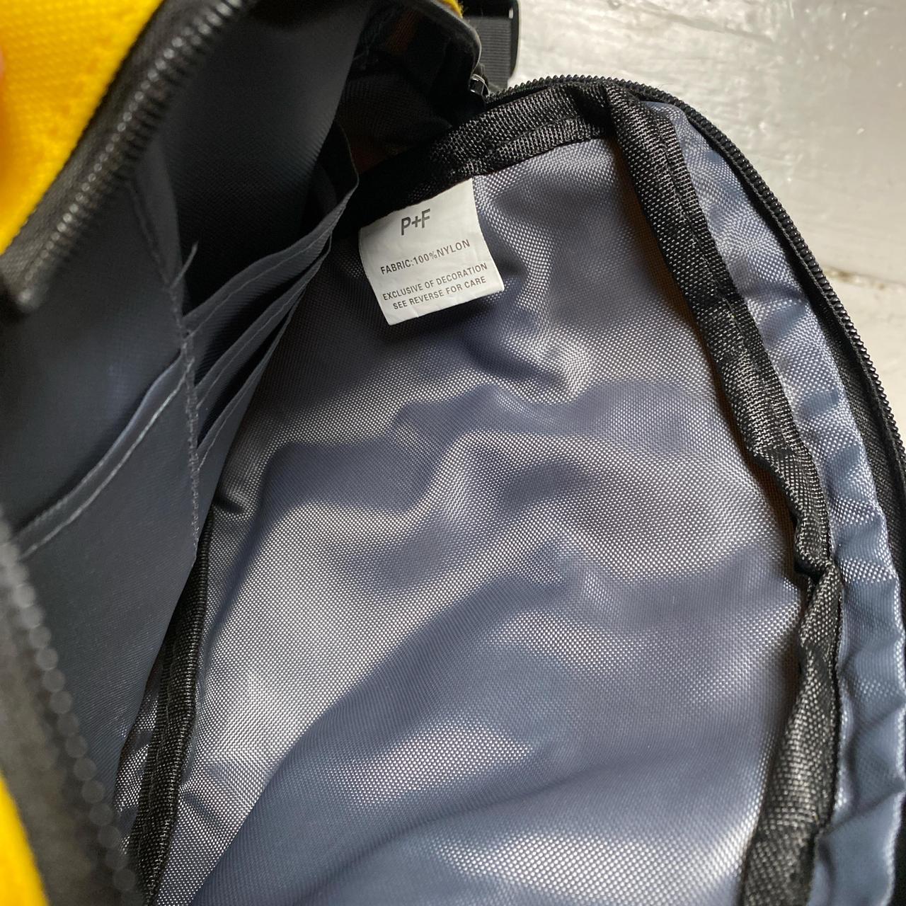 Places Plus Faces Yellow and White Pouch Messenger Bag