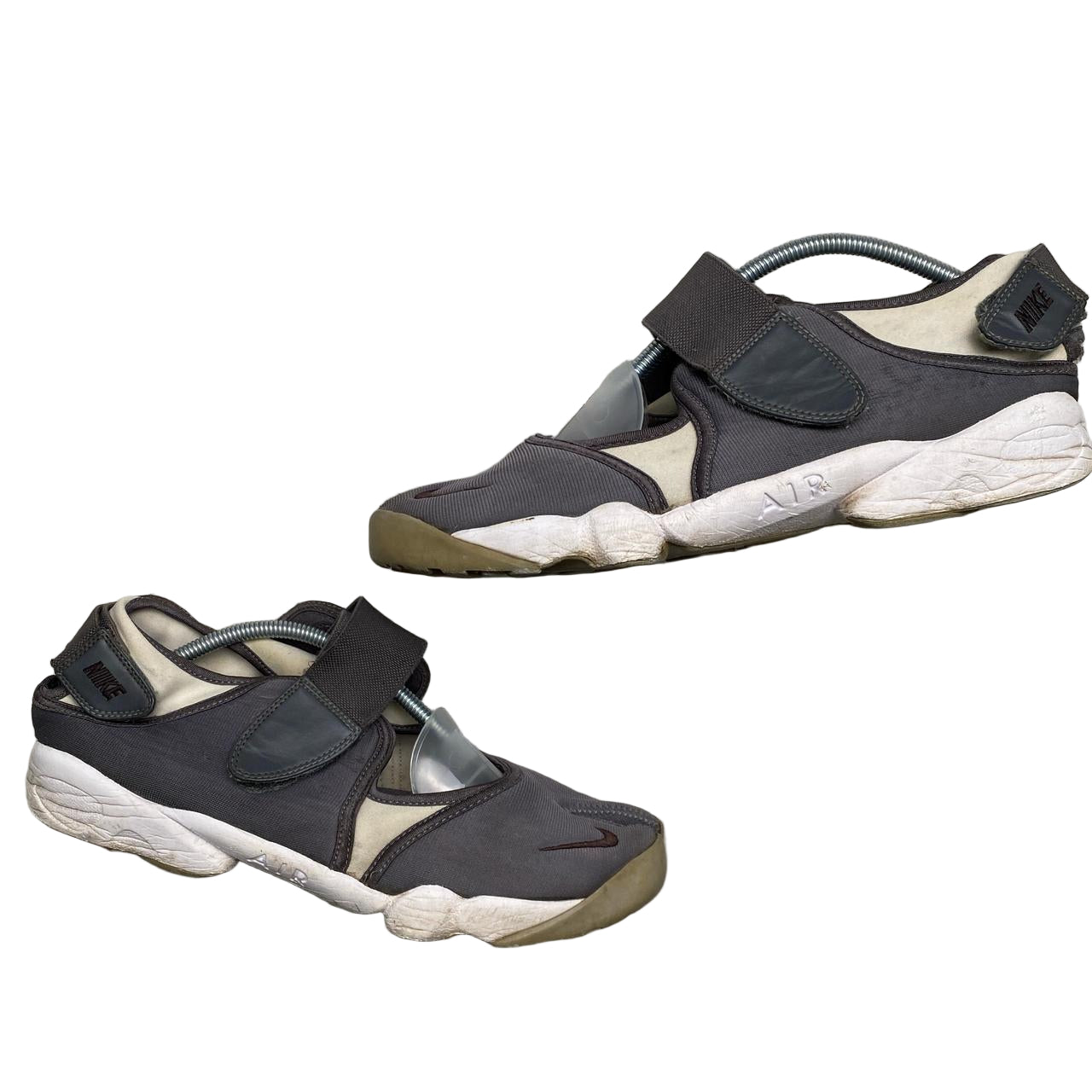 Nike Air Rift Split Tabi Toe Grey and White Trainers (UK 11)