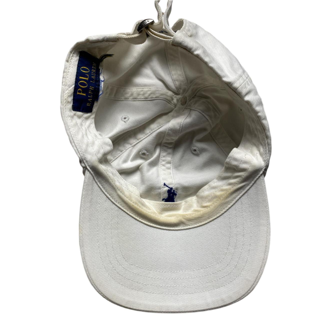 Polo Ralph Lauren White and Blue Cap