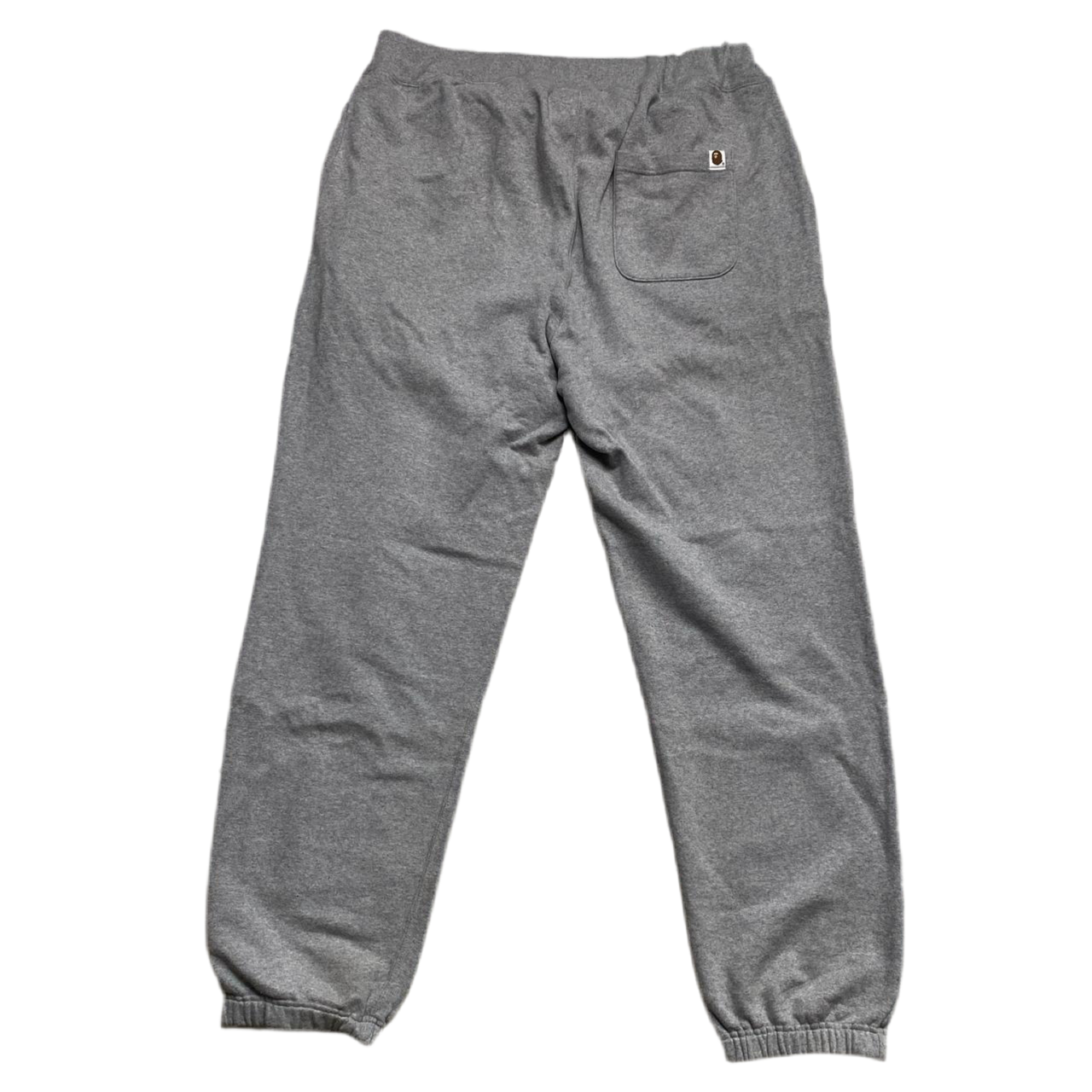 Bape A Bathing Ape Grey and White Baggy Joggers (2XL)
