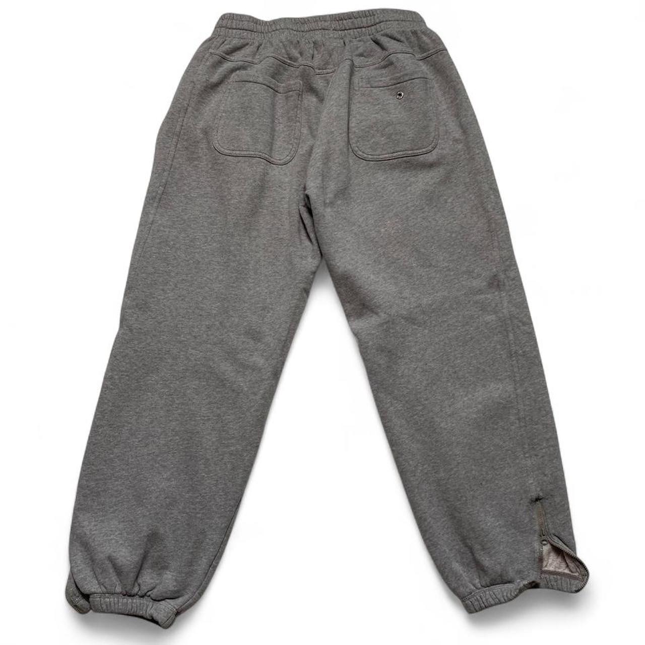 Nike Grey and White Baggy Vintage y2k Joggers (L)