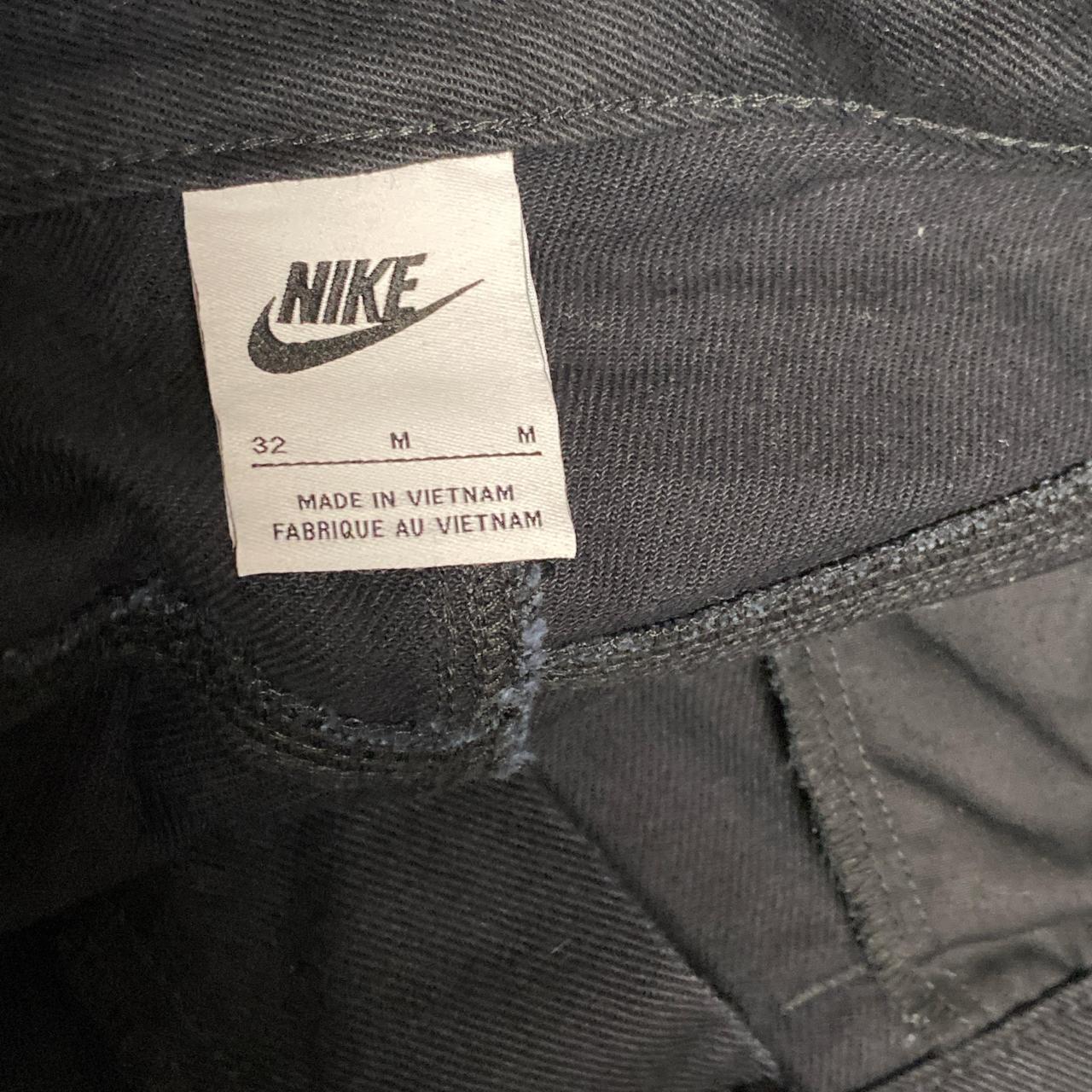 Nike Triple Black Skateboarding Baggy Cargo Trousers (32W)