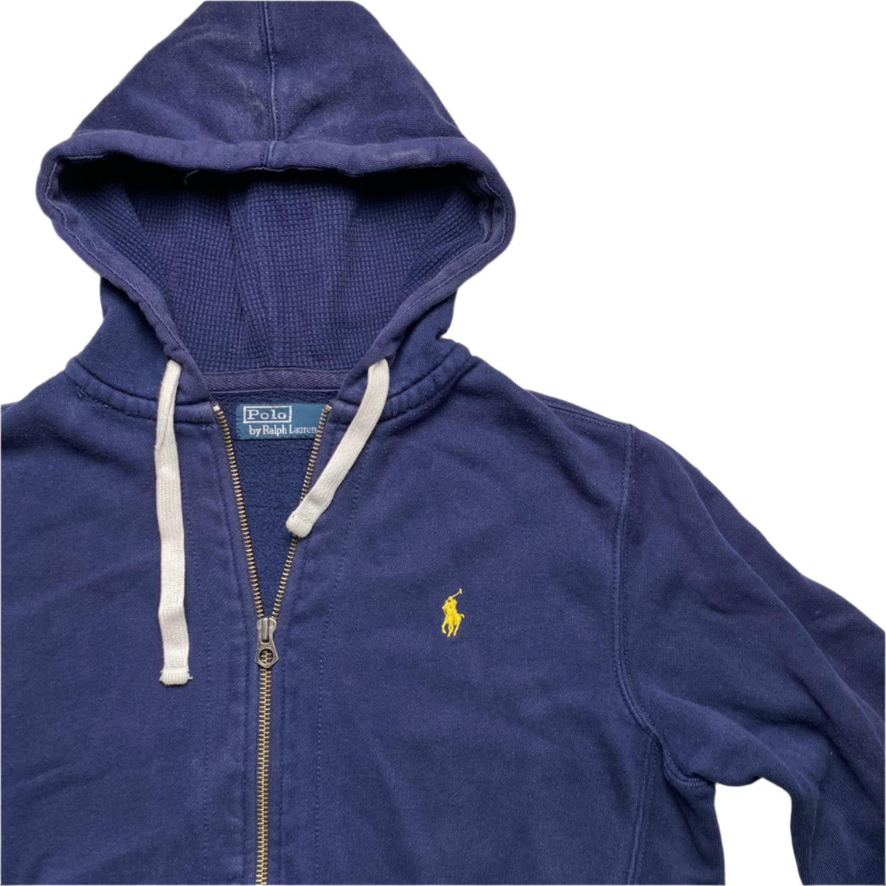 Ralph Lauren Polo Navvy and Yellow Pony Hoodie (M)