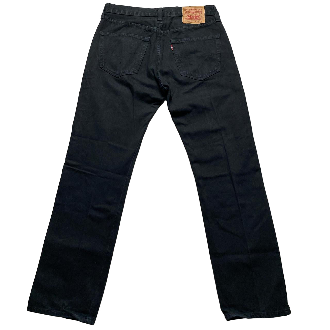 Levis 501 Black Vintage Baggy Jeans (34W)