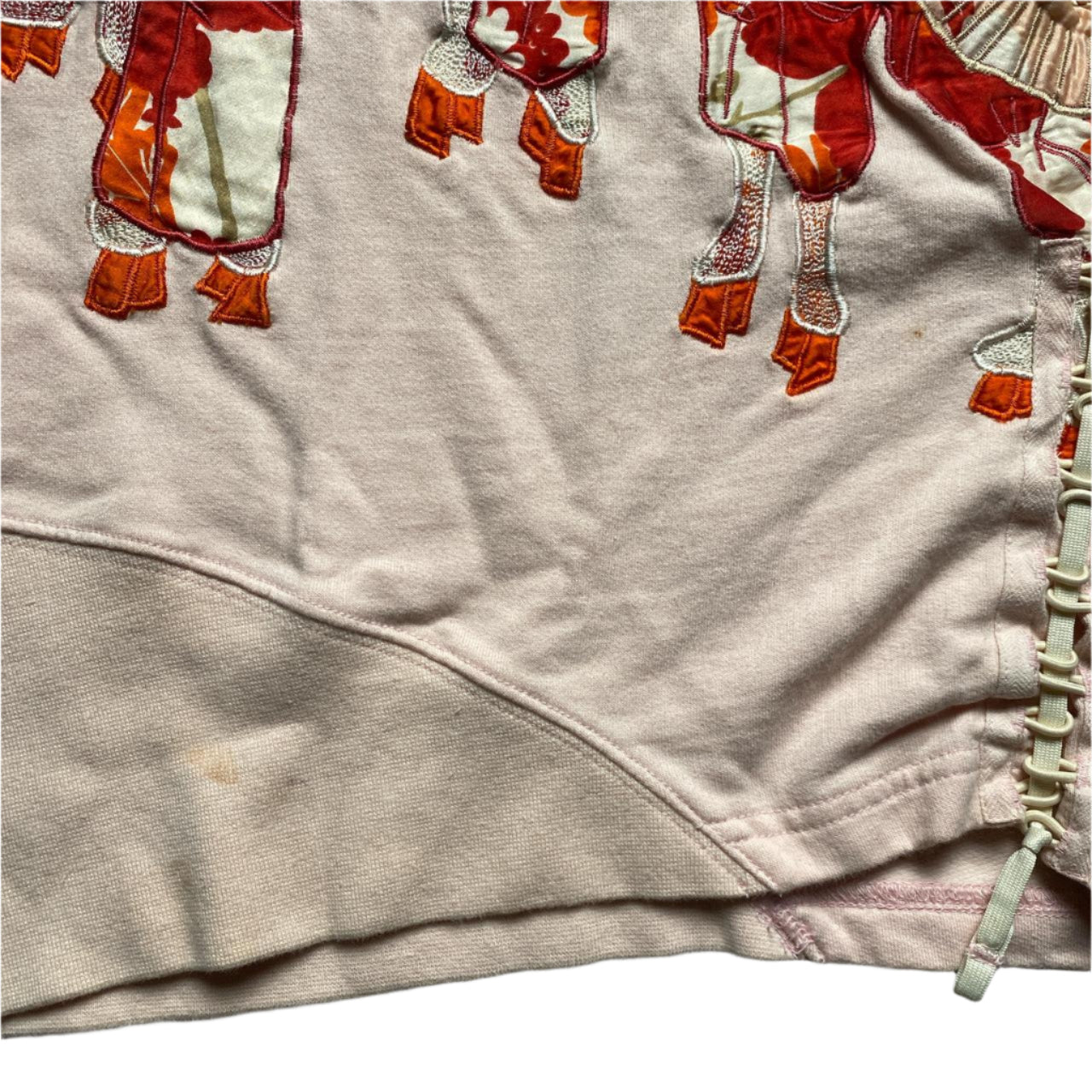 Maharishi Pink Japanese Embroidery Womens Jumper (UK 8)