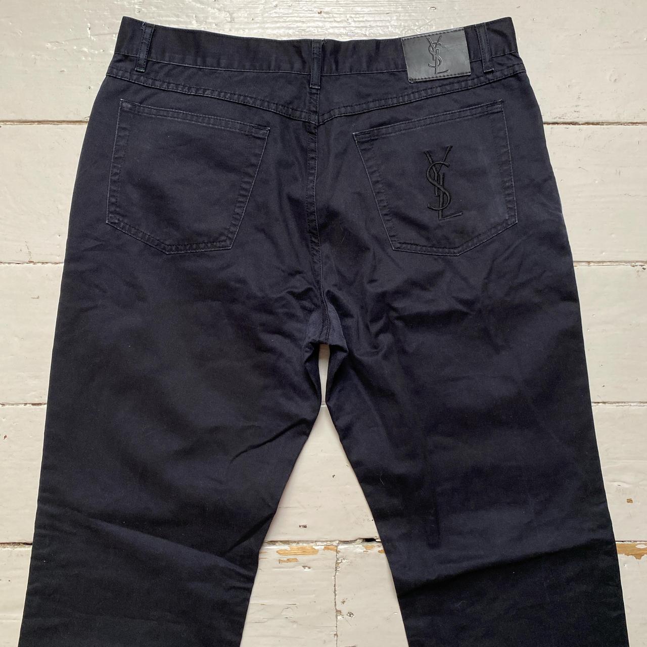 YSL Yves Saint Laurent Black Jean Trousers