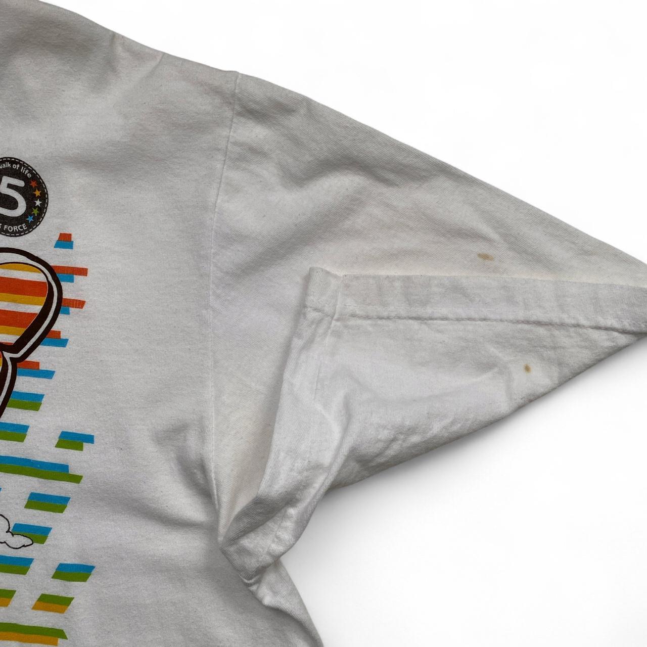 5ive Five Jungle Vintage 90’s y2k Lion Kings Country New York Graffiti T Shirt White (XL)