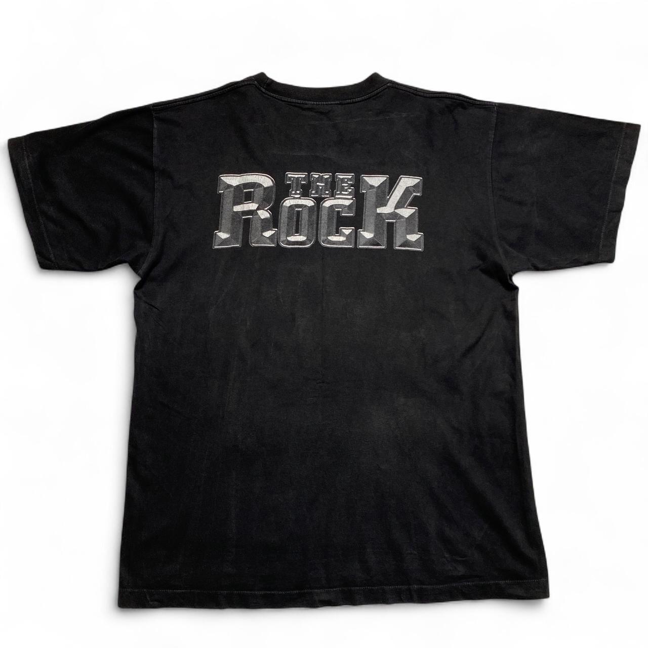 The Rock Just Bring It 90’s Single Stitch Wrestling WWF T Shirt Black (XL)