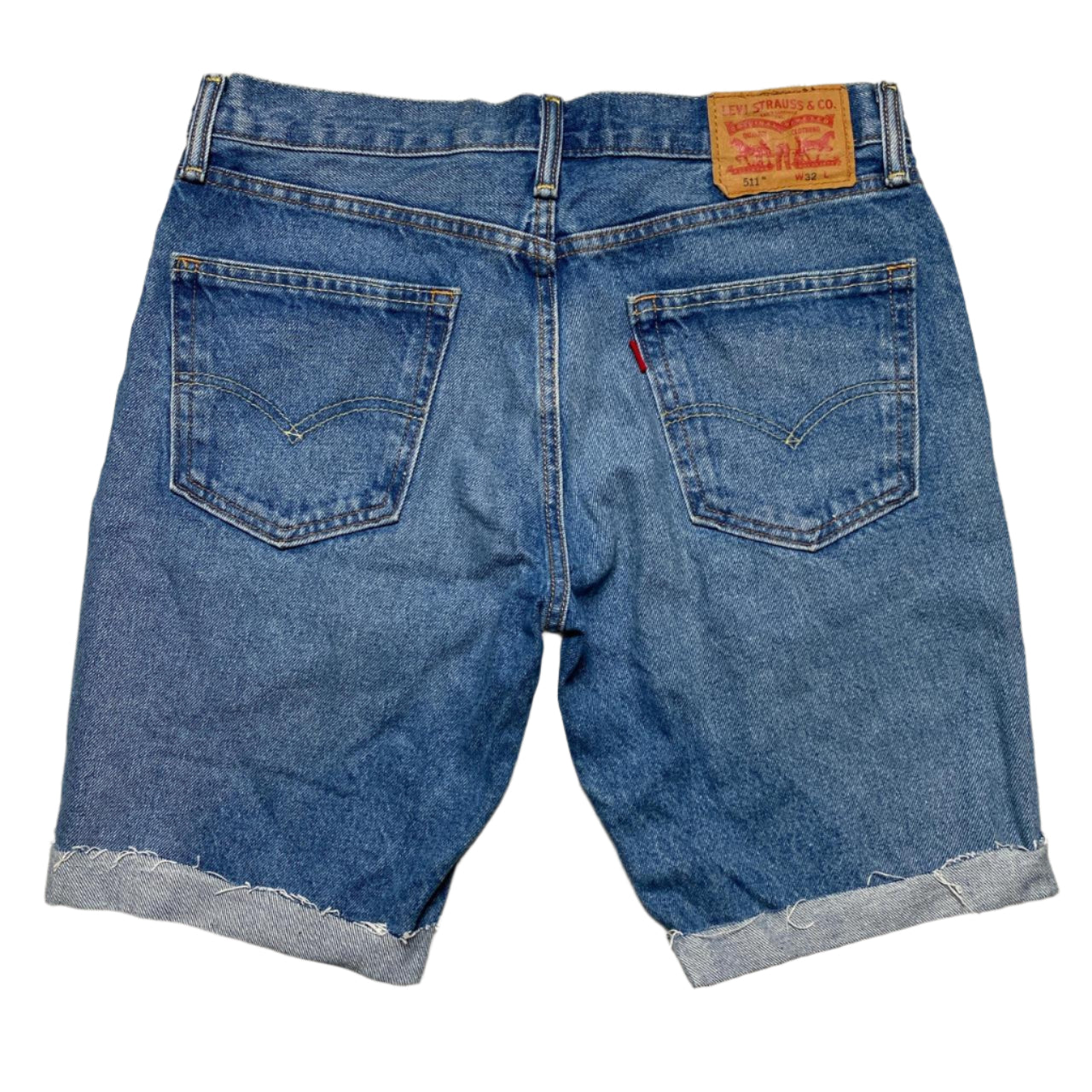 Levis 511 Light Blue Cut Down Jeans Jorts (W 32)
