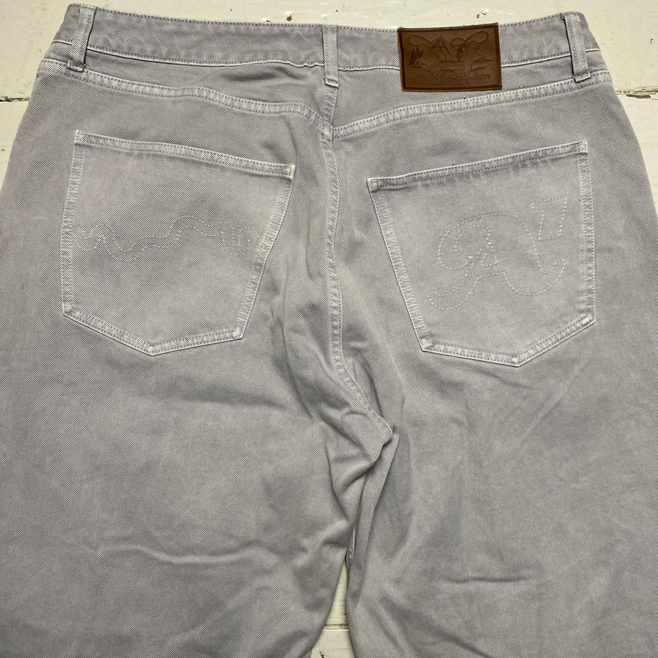 A1 Denim Baggy Silver Grey Jeans