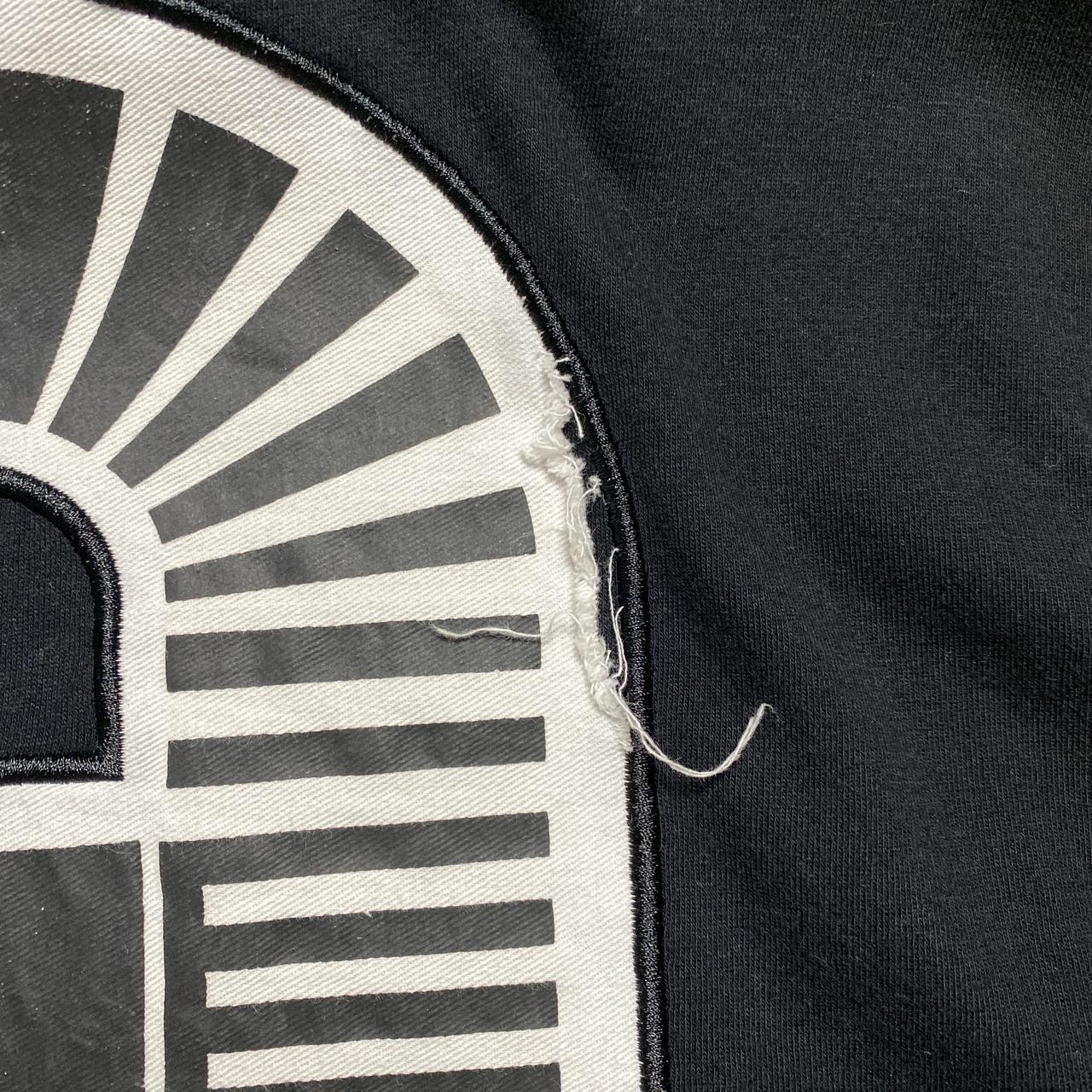 Akademiks Vintage y2k Black Yellow and White Long Sleeve Jersey T Shirt