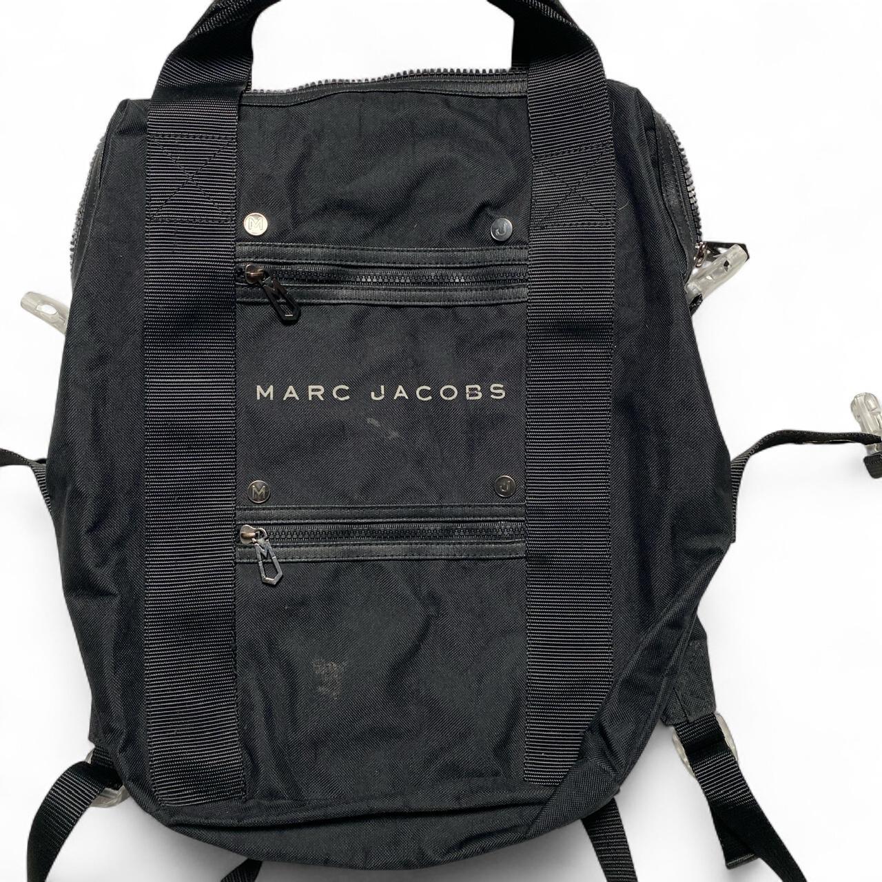 Marc Jacobs Tote Rucksack Black and White Backpack Bag