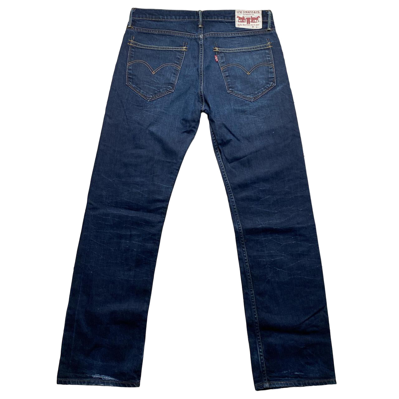 Levis 504 Dark Navy Jeans (34W)