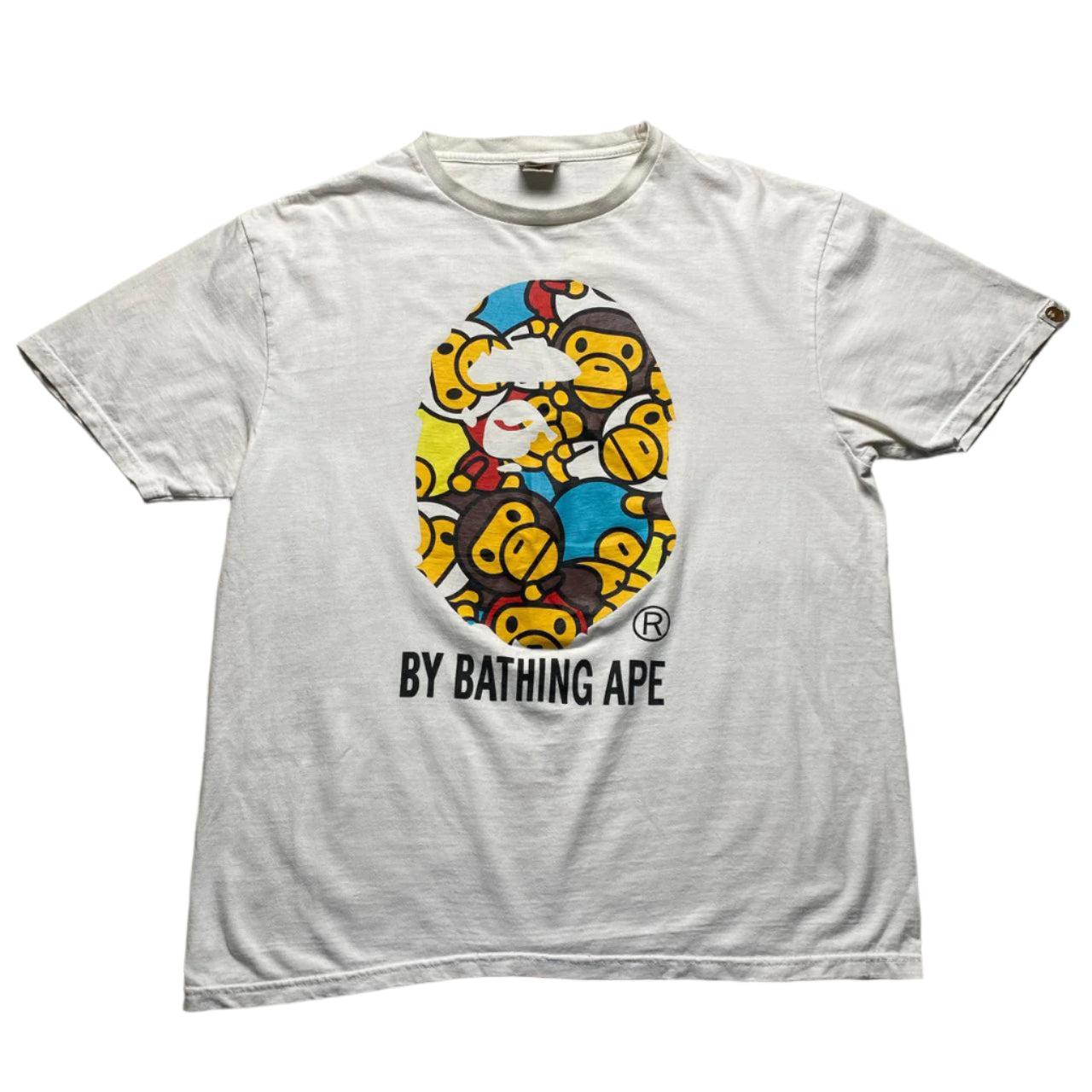 BAPE Monkey White T Shirt (L)