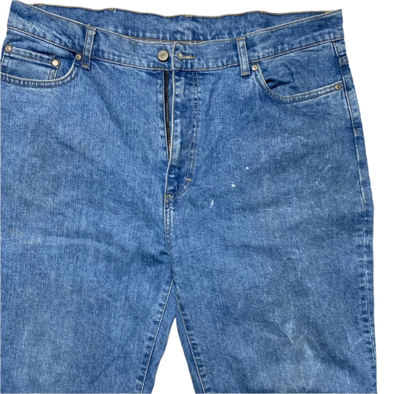 Easy Baggy Denim Blue Jeans (W 36)