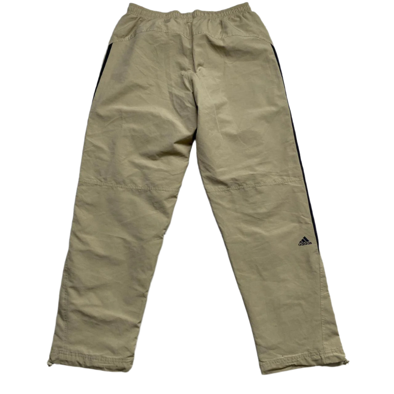 Adidas Vintage Beige Cream Shell Trackpant Baggy Bottoms (M)