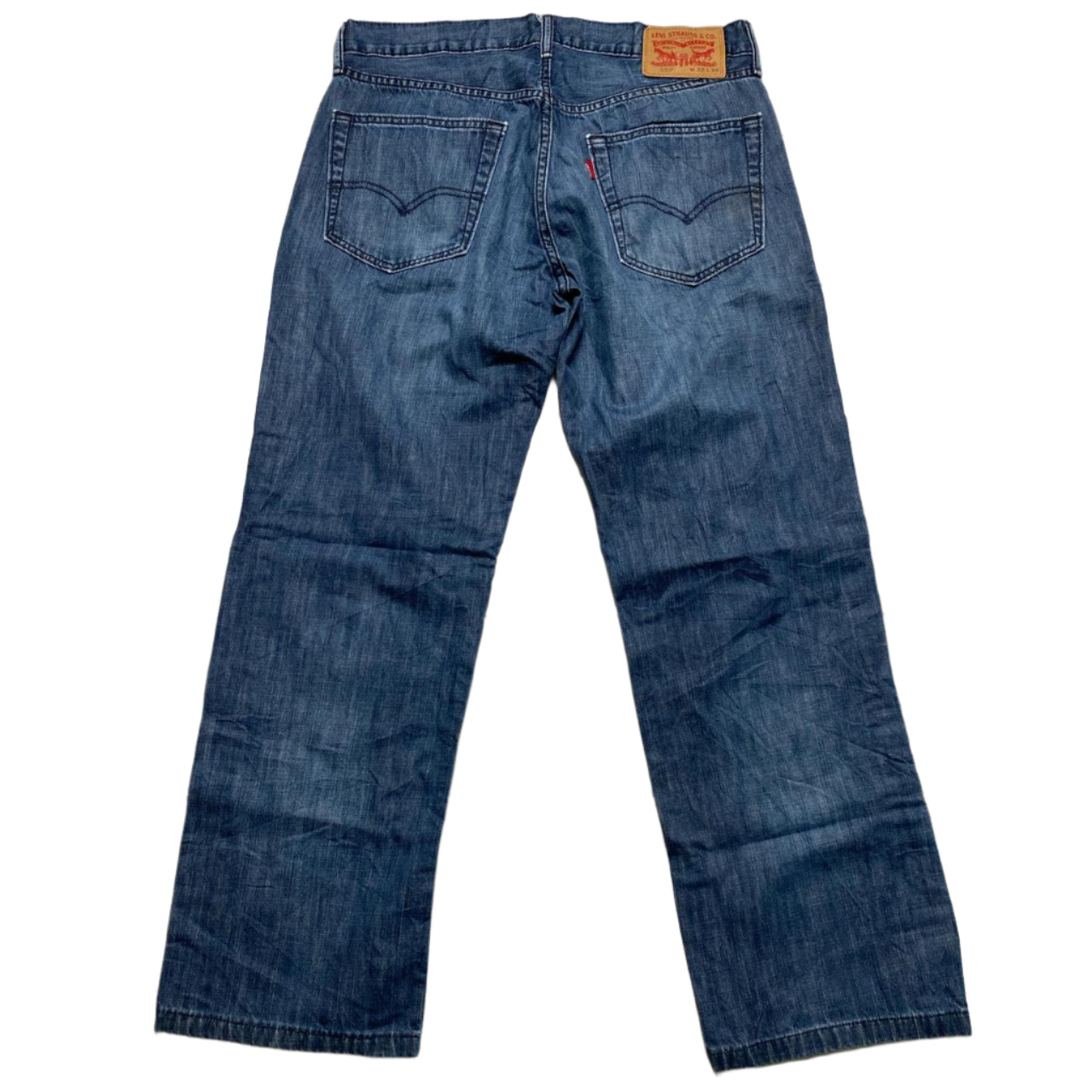 Levis 559 Blue Baggy Jeans (32W)