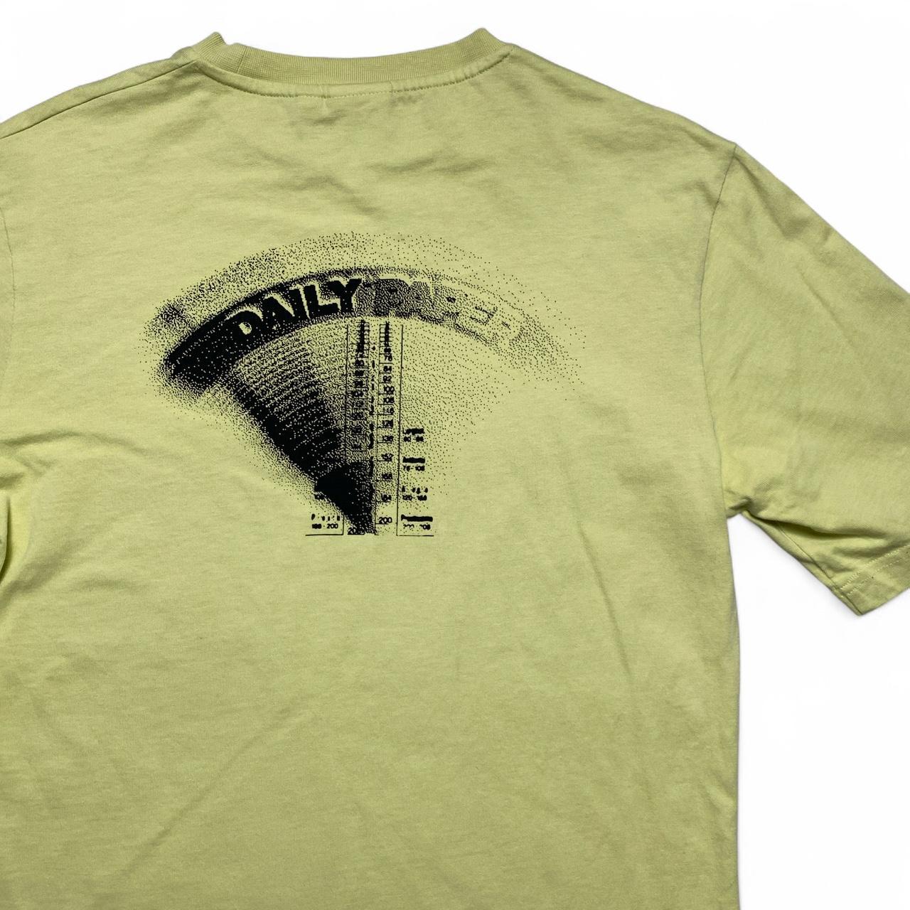Daily Paper Lime Green and Black Rhythm and Expression T Shirt (S)