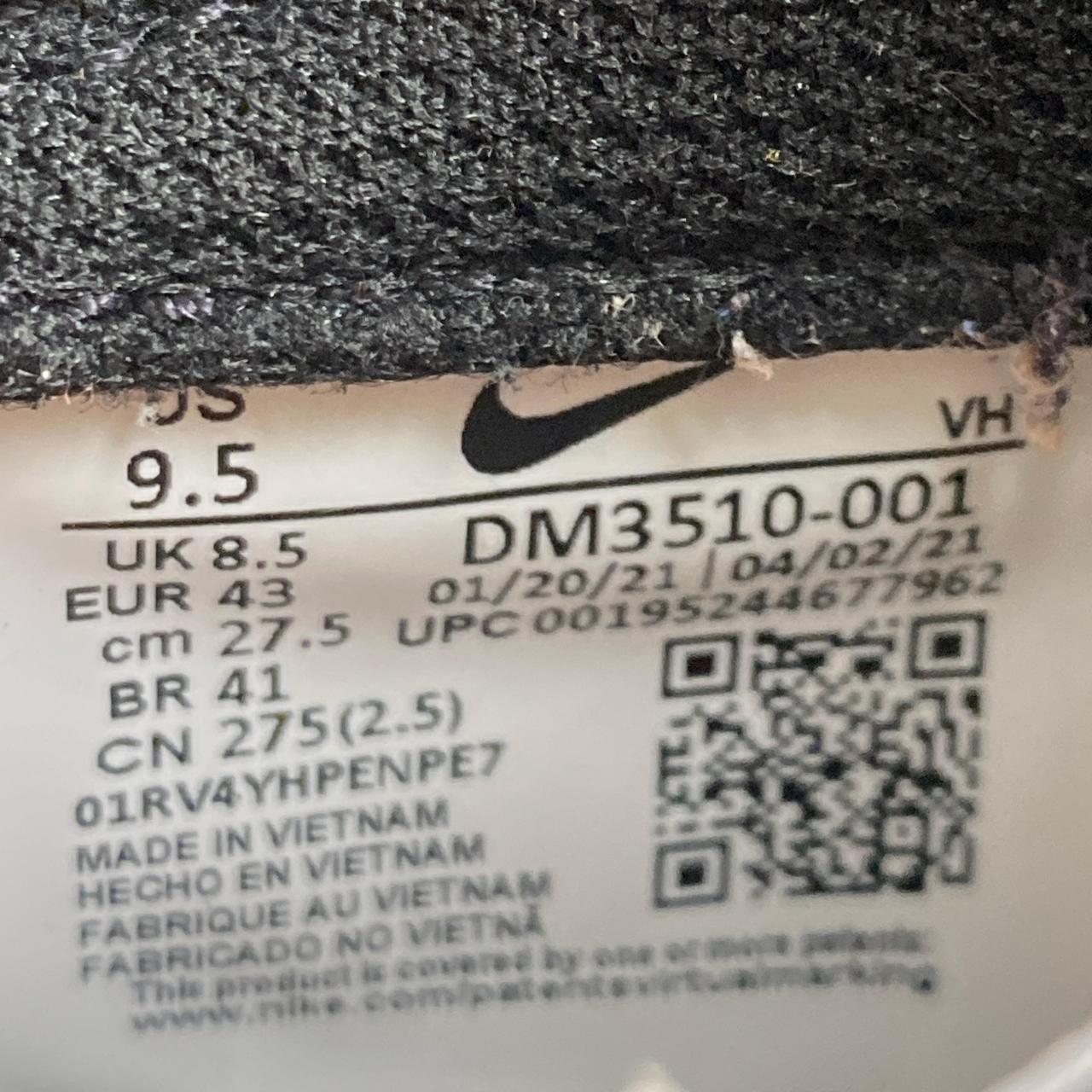 Nike Dunk Low Quartersnacks Black and White Zebra Print (UK 8.5)