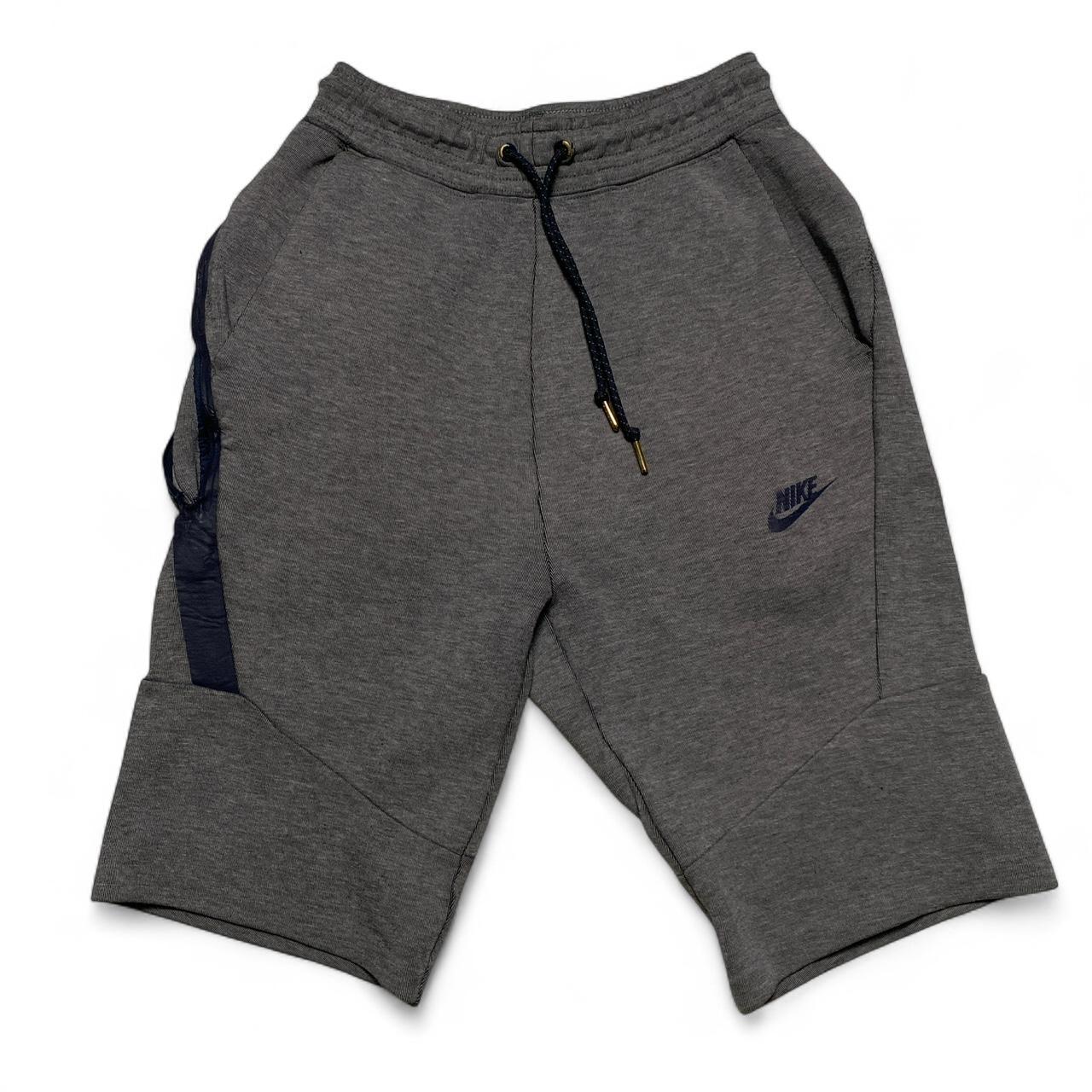 Nike Tech Fleece Grey and Navy Shorts