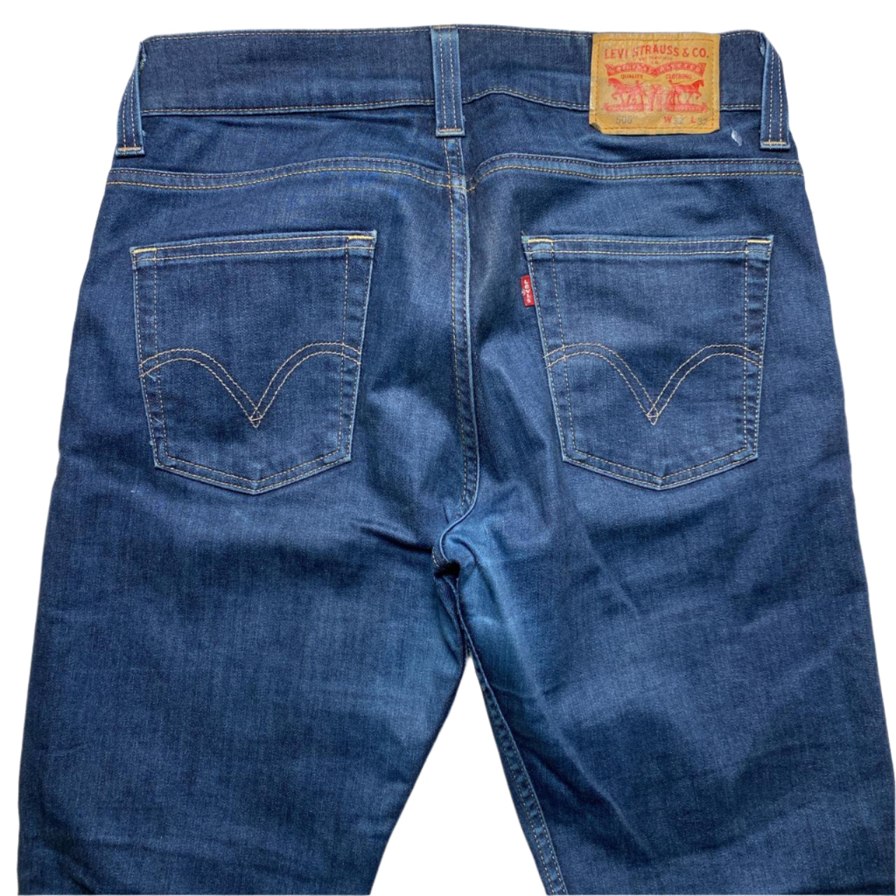 Levis 506 Navy Baggy Jeans (32W)