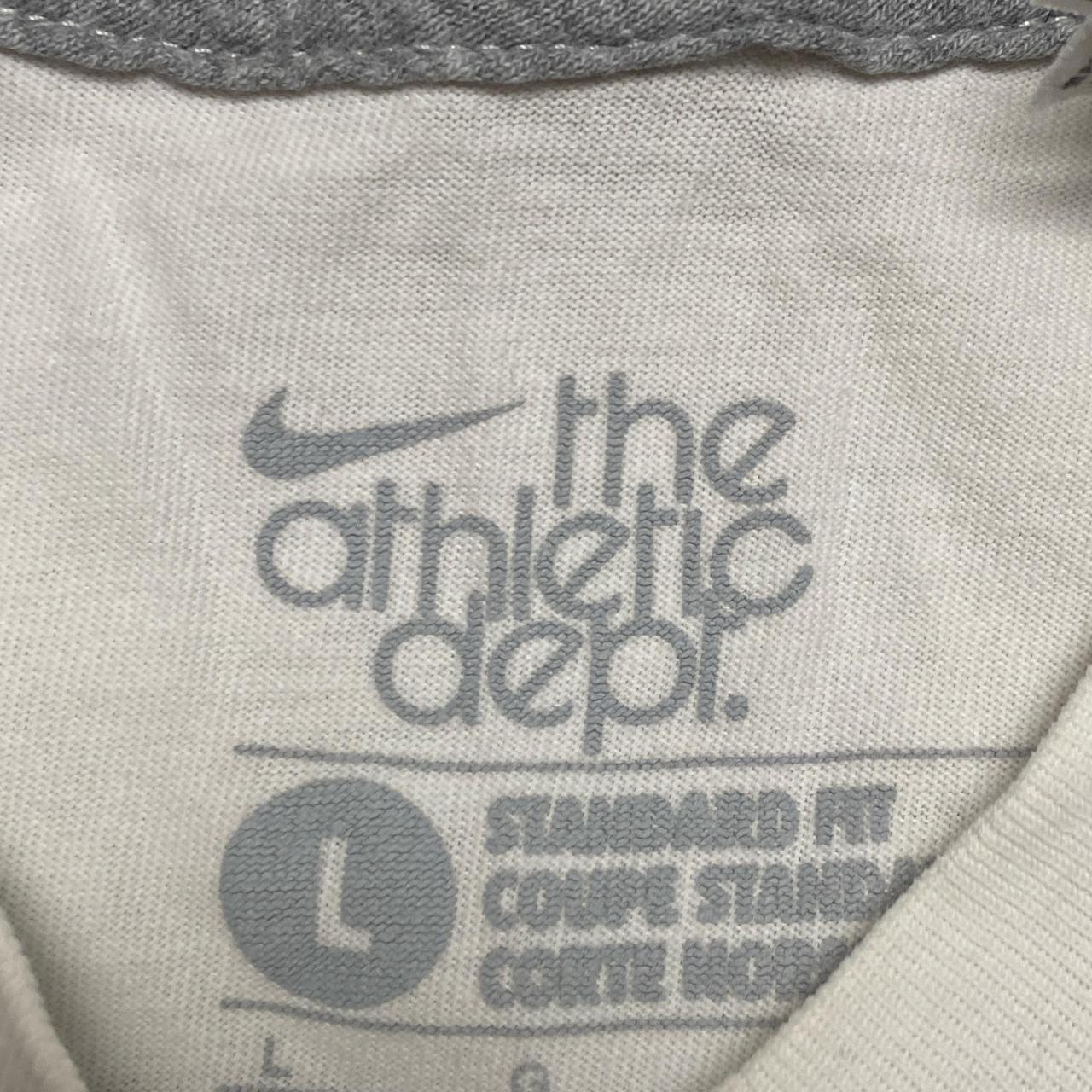 Nike Vintage White and Greem Just Do It T Shirt (L)