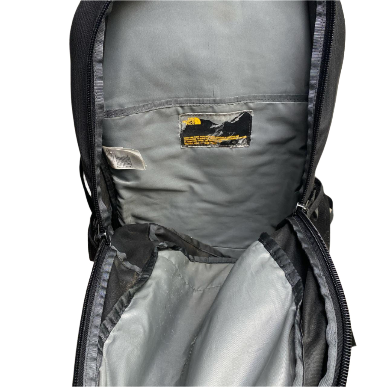 The North Face Vault Black and White Bag Backpack