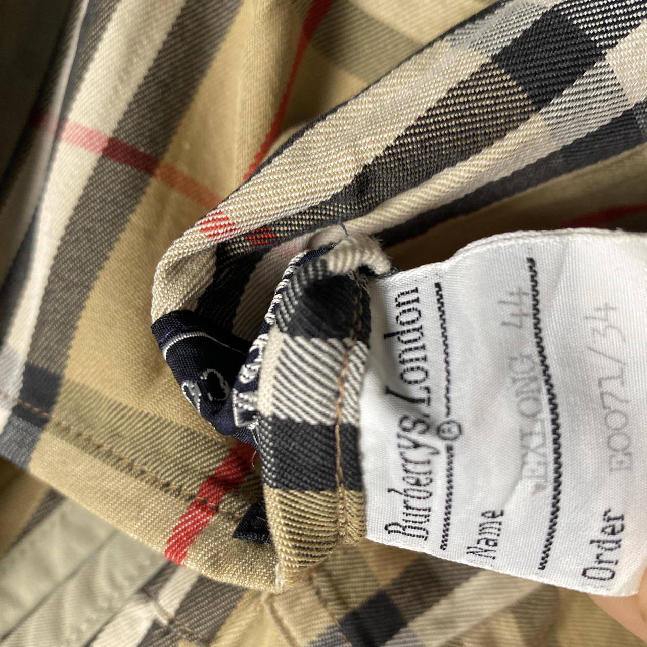 Burberry Vintage Burberrys Khaki Beige Long Novacheck Trench Coat (L)