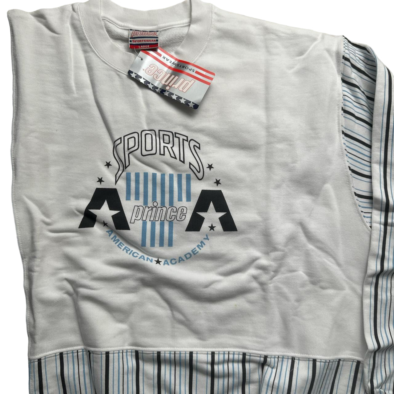 Prince Vintage 90’s White and Blue Jumper (XL)